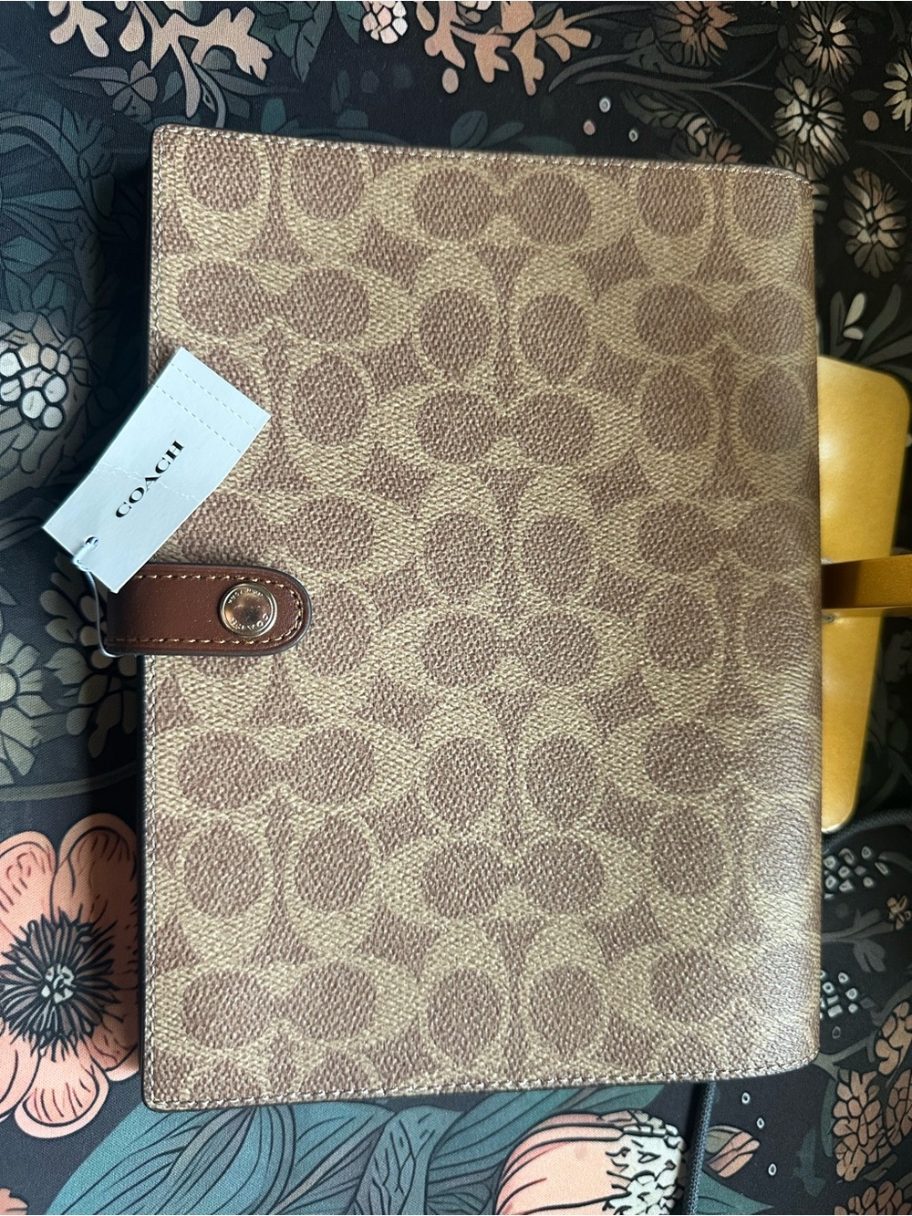 Coach Notebook In Signature Canvas